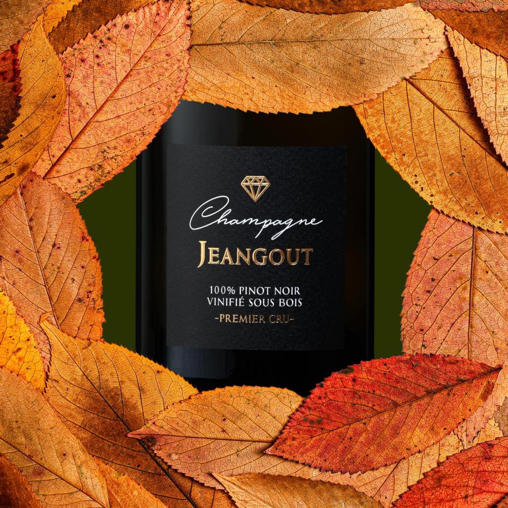 champagne  Jeangout feuille d'automne